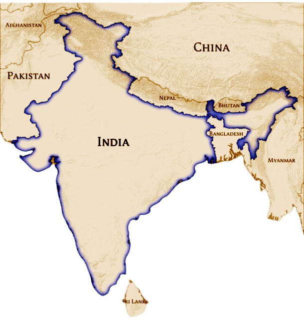 What Countries Border India? - IndiaFolks