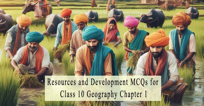 MCQs for Class 10 Geography Chapter 1